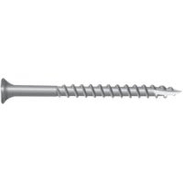 CAMO 0348170S Deck Screw, #10 Thread, 3 in L, Bugle Head, Star Drive, Type 17 Slash Point, Stainless Steel