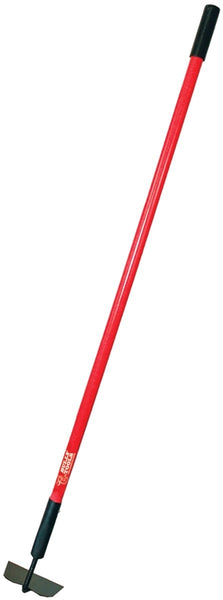 BULLY Tools 92353 Garden Hoe, 6-1/2 in W Blade, 4-3/4 in L Blade, Steel Blade, Extra Thick Blade, Fiberglass Handle