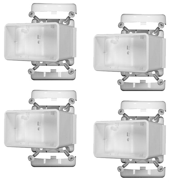 Xpanse Select 73012492 Rail Angle Bracket, Vinyl, White, Gloss, For: Select Series Railings