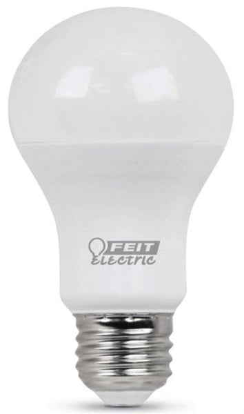 Feit Electric A800/827/10KLED LED Lamp, General Purpose, A19 Lamp, 60 W Equivalent, E26 Lamp Base, Soft White Light