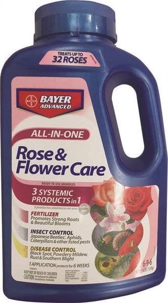 BioAdvanced 701110A Rose and Flower Care, Granular, 4 lb