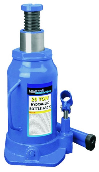 ProSource T010712 Hydraulic Bottle Jack, 12 ton, 9-3/8 to 18-7/16 in Lift, Steel, Gray