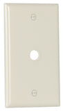 Eaton Wiring Devices 2128LA Wallplate, 4-1/2 in L, 2-3/4 in W, 1 -Gang, 1 -Port, Thermoset, Light Almond