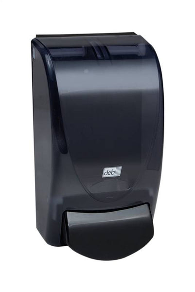 NORTH AMERICAN PAPER 91106 Soap Dispenser, 1 L Capacity, ABS, Transparent Black