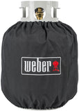 Weber 7137 Tank Cover, 13.9 in L, 13.9 in W, 16-1/2 in H, Polyester, Black