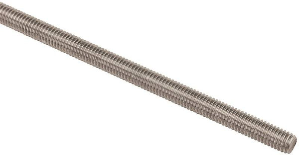 Stanley Hardware 4002BC Series N218-230 Threaded Rod, 3/8-16 in Thread, 36 in L, Coarse Grade, Stainless Steel