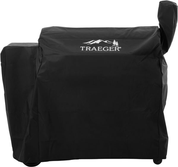 Traeger BAC380 Grill Cover, 22 in W, 24 in H, Hydrotuff, Black