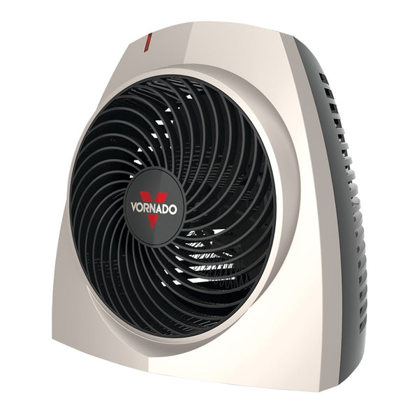VORNADO EH1-0092-69 Vortex Electric Heater, 12.5 A, 120 V, 1500 W, 3-Heating Stage, Black/Champagne