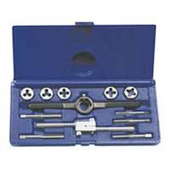 IRWIN POWER-GRIP 24612 Tap and Die Set, 12-Piece, HCS