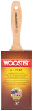 WOOSTER 4233-3 Paint Brush, 3 in W, 3-3/16 in L Bristle, Synthetic Bristle, Varnish Handle