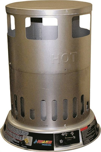Dura Heat LPC200 Convection Heater, Liquid Propane, 50000 to 200000 Btu, 4700 sq-ft Heating Area, Silver