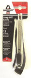 American LINE 66-0399 Razor Utility Knife, 3-15/16 in L Blade, 9 mm W Blade, Carbon Steel Blade, Ergonomic Handle