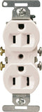 Receptacle Dplx Wht 15a/125v