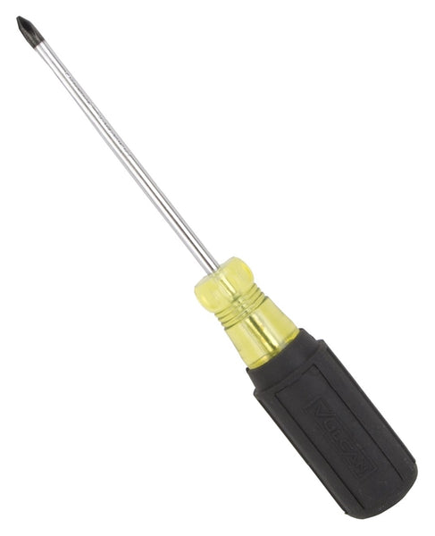 Vulcan MP-SD11 Screwdriver, #1 Drive, Phillips Drive, 7-5/8 in OAL, 4 in L Shank, PVC & Rubber Handle