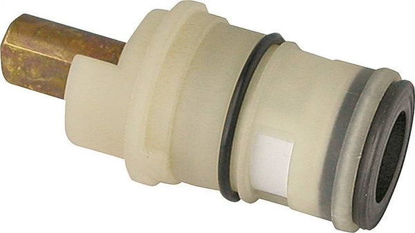 Boston Harbor Ceramic Disc Faucet Cartridge, W3/16-24 Connection, Plug-In, Brass/Ceramic/Plastic