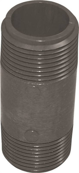LASCO 207030BC Pipe Nipple, 3/4 in, NPT, PVC, Gray, SCH 80 Schedule, 3 in L