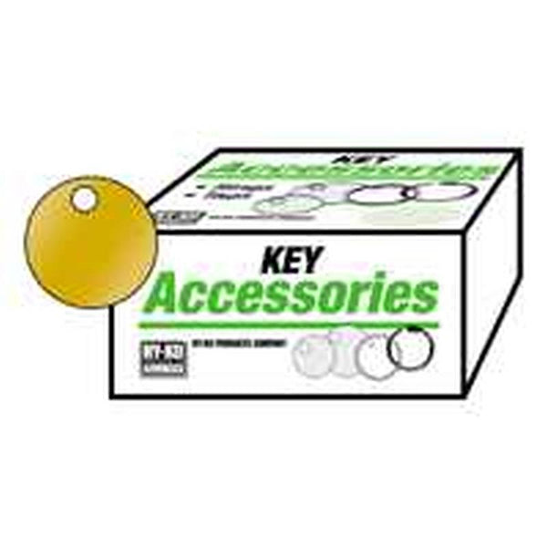 HY-KO KB148 Key Tag, Round, Brass