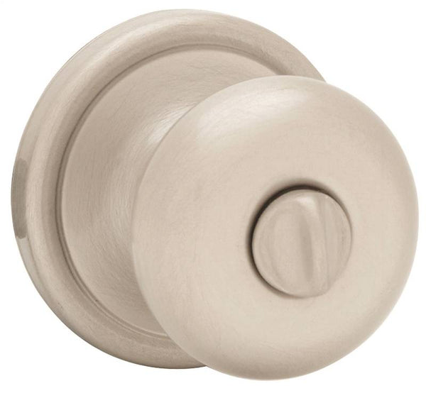 Kwikset Signature Series 730H15RCLRCSBX Privacy Door Knob, Satin Nickel