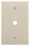 Eaton Wiring Devices PJ11LA Wallplate, 4.87 in L, 3.12 in W, 1 -Gang, 1 -Port, Polycarbonate, Light Almond