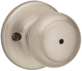 Kwikset 300CV-15 CP Privacy Door Knob, Satin Nickel