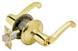 Schlage Flair Series F40V FLA 605 Privacy Lever, Brass