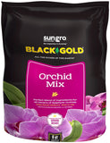 sun gro BLACK GOLD 1411402 8 QT P Orchid Mix, Granular, Brown/Earthy, 240 Bag