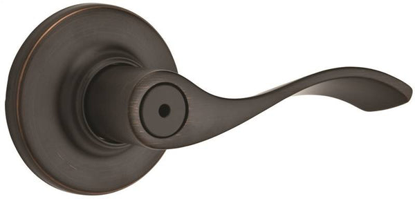 Kwikset 300BL-11PCP Privacy Lever, Venetian Bronze