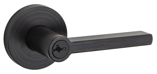 Kwikset Signature Series 156HFL SQT 11P Entry Lever, 4-15/32 in L Lever, Venetian Bronze