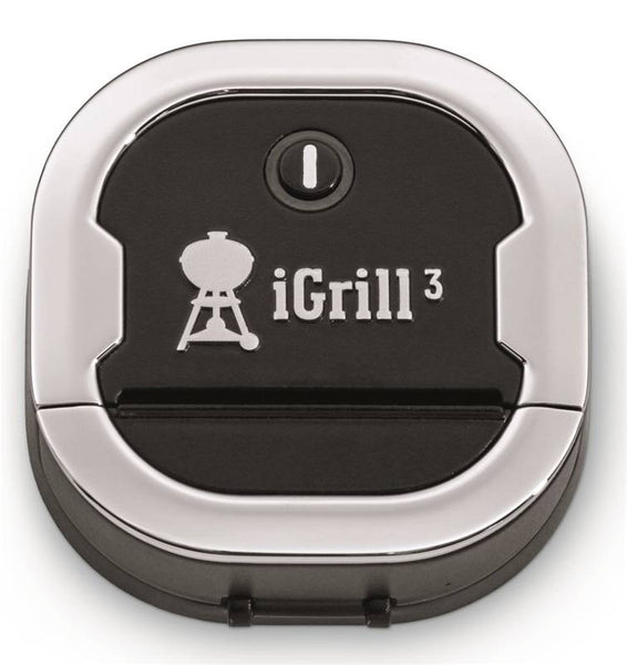 Weber iGrill 3 7204 Thermometer, -22 to 572 deg F, Digital Display, 5 in L Probe, Black