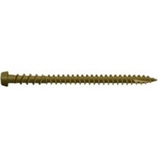 CAMO 0349154 Deck Screw, #10 Thread, 2-1/2 in L, Star Drive, Type 99 Double-Slash Point, Carbon Steel, ProTech-Coated