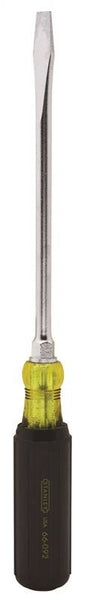 STANLEY 66-092 Screwdriver, 3/8 in Drive, Slotted Drive, 13-5/8 in OAL, 8 in L Shank, Vinyl Grip Handle