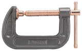 Vulcan JL27362 C-Clamp, 3 in Max Opening Size, 1-3/4 in D Throat, Steel Body, Gray Body