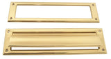 Schlage SC620B3 Mail Slot, 3-1/2 in L, 13 in W, Brass, Aged Bronze