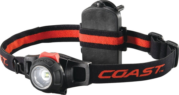 Coast 19284 Adjustable Headlamp, AAA Battery, LED Lamp, 305 Lumens Lumens, Bulls-Eye Spot Beam, 2 hr 15 min Run Time