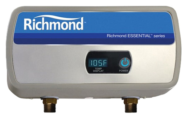 Richmond RMTEX-04 Electric Heater, 29 A, 120 V, 3.5 kW, 0.998 % Energy Efficiency, 0.5 to 2 gpm