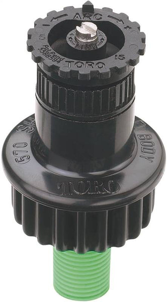 TORO 570 Series 53731 Shrub Spray Sprinkler, 1/2 in Connection, FNPT, Variable Arc Nozzle, ABS