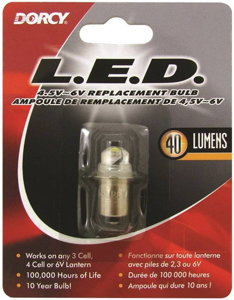 Dorcy 41-1644 Replacement Bulb, LED Lamp, 40 Lumens Lumens, 100,000 hr Average Life