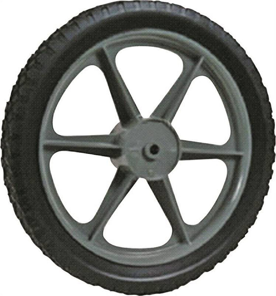 ARNOLD 1475-P Tread Wheel, Butyl Rubber/Plastic, For: High Wheel Lawn Mowers