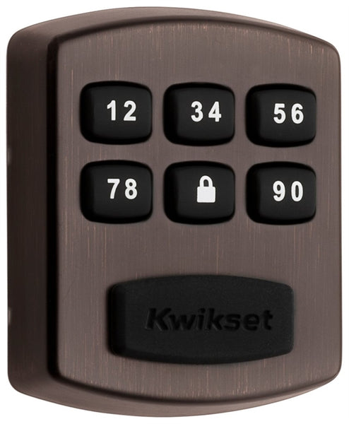 Kwikset 905 11P CP Deadbolt, 3 Grade, Metal, Venetian Bronze, 2-3/8, 2-3/4 in Backset