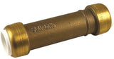 SharkBite UIP3008A Slip Pipe Coupling, 1/2 in, Brass, SCH 40, SCH 80, SCH 180 Schedule, 200 psi Pressure