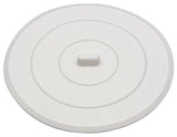 Danco 89042 Sink Stopper, Flat Suction, Rubber, White, For: Universal Bathroom and Kitchen Sink