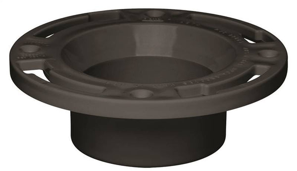CLOSET FLANGE ABS 4IN