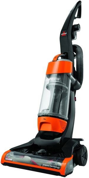BISSELL CleanView 1831 Vacuum Cleaner, Multi-Level Filter, 25 ft L Cord, Samba Orange Housing