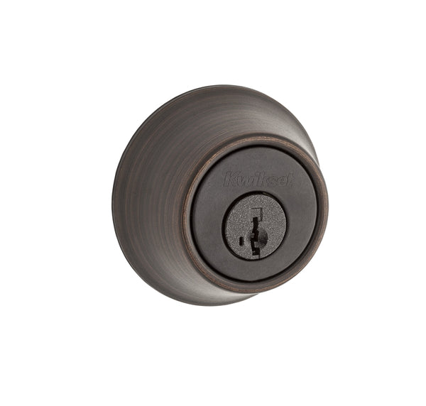 Kwikset 660 11P RCAL RCS Deadbolt, Different, Smartkey Key, Steel, Venetian Bronze, 2-3/8 to 2-3/4 in Backset