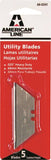 American LINE 66-0341 Utility Blade, 2.452 in L, HCS, 2-Facet Edge