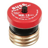 FUSE PLUG MINI BRKR RESETS 15A