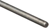 Stanley Hardware N179-341 Threaded Rod, 7/16-14 Thread, 12 in L, A Grade, Steel, Zinc, UNC Thread