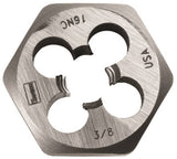 DIE HEXAGON 7/16IN-14NC STEEL