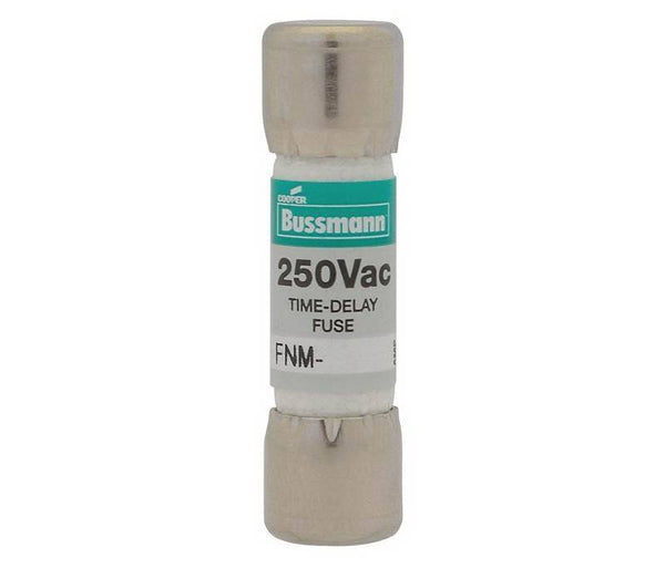 Bussmann FNM-20 Time Delay Fuse, 20 A, 250 V, 10 kA Interrupt, Melamine Body