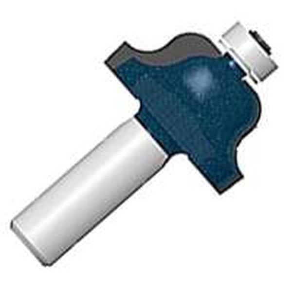 Bosch 85270MC Router Bit, 1 in Dia Cutter, 2-1/8 in OAL, 1/4 in Dia Shank, 2-Cutter, Steel